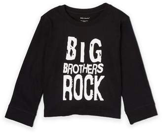 Silly Souls "Big Brothers Rock" Long Sleeve T-Shirt in Black