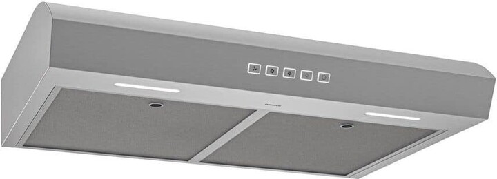 Broan NuTone Mantra 30 Inch 350 Max Blower, 1.5 Sones, Convertible, Under-Cabinet Range Hood, Stainless Steel, ENERGY STAR