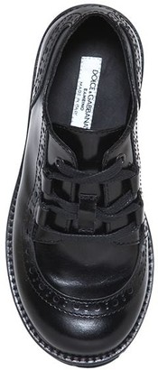 Dolce & Gabbana Leather Derby Lace-up Shoes