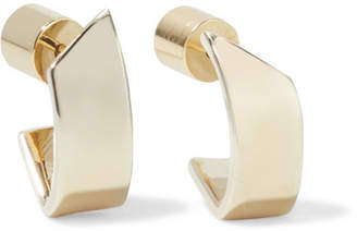 Jennifer Fisher Pod Huggie Gold-plated Hoop Earrings - one size