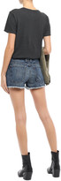 Thumbnail for your product : Current/Elliott The Boyfriend Distressed Denim Shorts