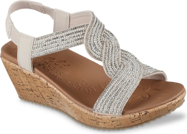 Wedge Sandal Skechers On The Go Queen Bee Rumblers Queen B