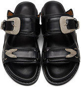 Thumbnail for your product : Toga Virilis Black Polido Sandals