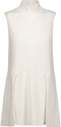 Proenza Schouler Ribbed Wool, Cotton And Cashmere-Blend Turtleneck Top