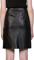 Thumbnail for your product : Lanvin Embellished Leather Pencil Skirt