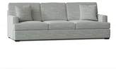 Thumbnail for your product : Wayfair Custom Upholstery Avery 86" Recessed Arm Sofa Body Fabric: Zula Pumice, Throw Pillow Fabric: Conversation Capri