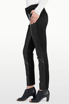Thumbnail for your product : NYDJ Alina Legging With Faux Leather Front