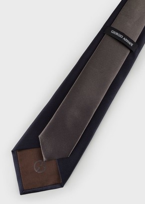 Giorgio Armani Two-Tone Silk Tie