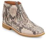 Thumbnail for your product : Kate Spade Betsie Too Fringed Snake-Embossed Leather Ankle Boots