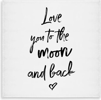 East Urban Home Love You to the Moon Tablecloth | Romantic Space Decor Kitchen & Table Linens