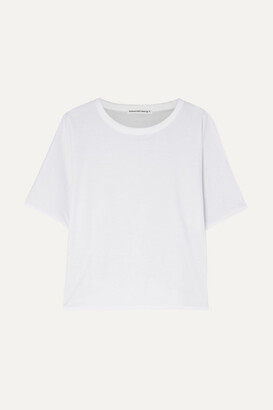 alexanderwang.t alexanderwang.t - Reversible Stretch-cotton Jersey T-shirt - White