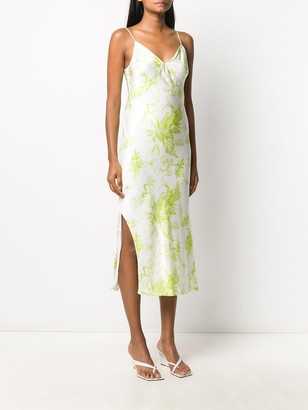 AllSaints Safari-Print Slip Dress