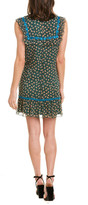 Thumbnail for your product : Anna Sui Fluttering Fans Silk Shift Dress