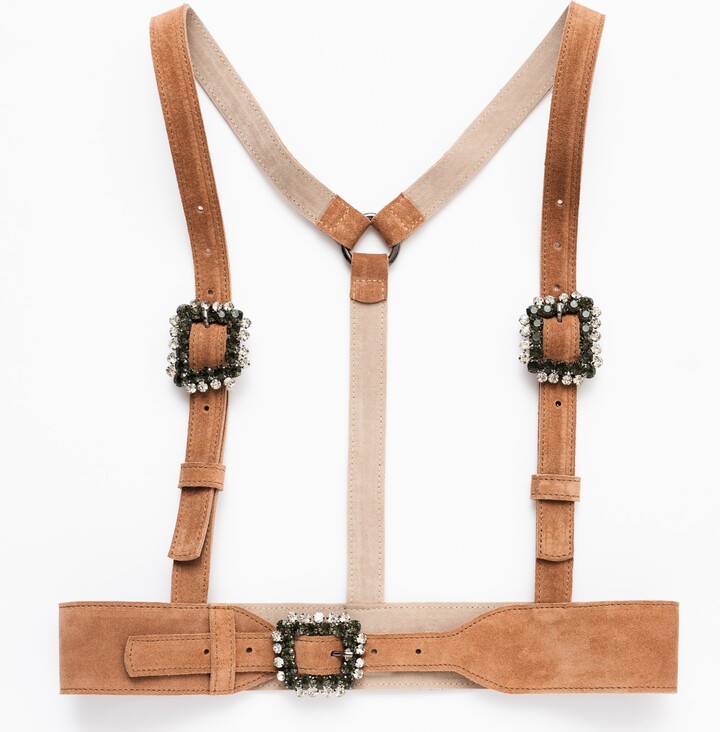 SEVEN STORIES LONDON Kai Jewel Harness Camel ShopStyle Tops