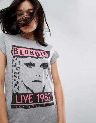 ASOS T-Shirt With Blondie Poster Print