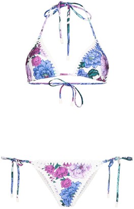 Zimmermann Floral Print Bikini Set