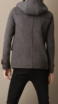 Thumbnail for your product : Burberry Wool Detachable Hood Duffle Jacket