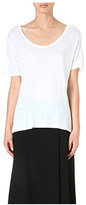 Thumbnail for your product : The Row Cadani jersey and silk t-shirt