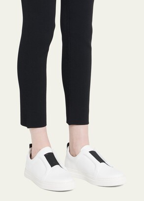 Pierre Hardy Laceless Leather Low-Top Sneakers