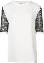 Vionnet - blouse à manches contrastantes - women - Spandex/Elasthanne/Viscose - 38