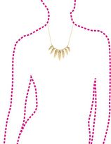 Thumbnail for your product : Charlotte Russe Golden Feather Collar Necklace