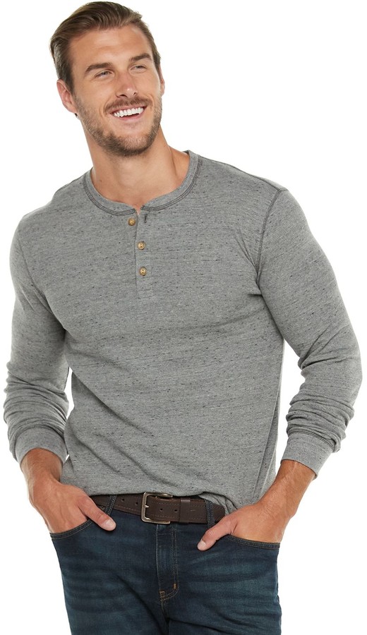 tall slim fit henley