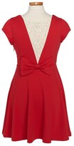Thumbnail for your product : Blush by Us Angels Knit Skater Dress (Big Girls)