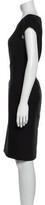 Thumbnail for your product : Roland Mouret Asymmetrical Knee-Length Dress Black