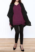 Thumbnail for your product : Umgee USA Draped Asymmetrical Cardigan