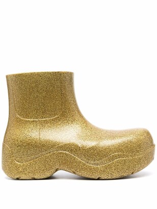 Gold Glitter Boots | Shop the world's largest collection of fashion |  ShopStyle