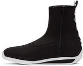 Thumbnail for your product : Versus Black Logo Sock High-Top Sneakers