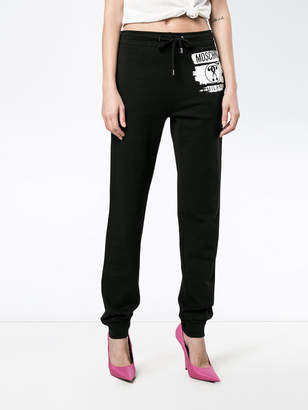 Moschino question mark print track pants