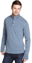 Thumbnail for your product : Relwen steel blue 'Peloton' thermal mock neck sweater