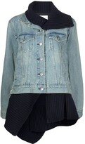Thumbnail for your product : Sacai Multi-Function Layered Denim Jacket