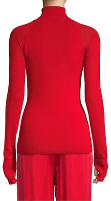 Escada Sport Rita Ora Capsule Virgin Wool Turtleneck Sweater