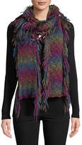 Thumbnail for your product : HBC PARKHURST Fringed Infinity Scarf