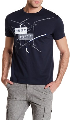 HUGO BOSS Short Sleeve Front Graphic Print Modern Fit Tee