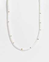 Thumbnail for your product : And other stories & beaded necklace in off white