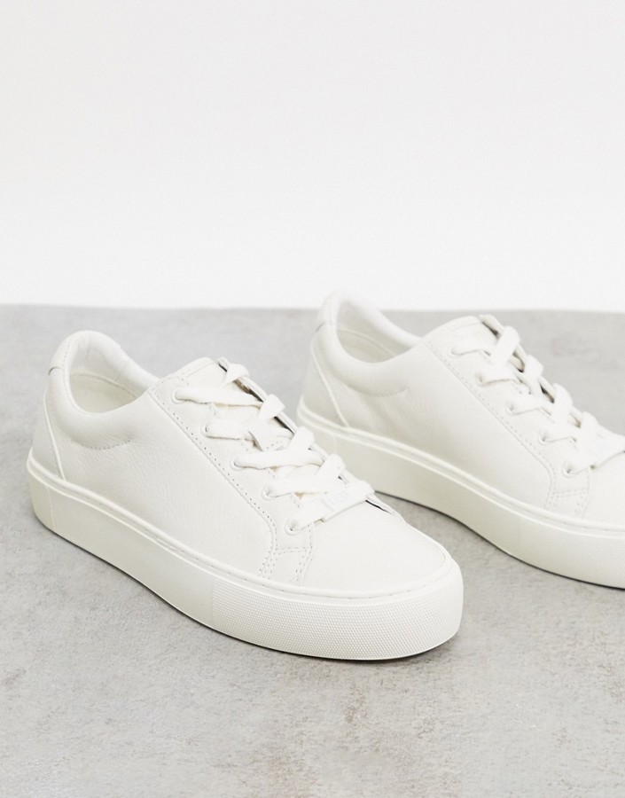 ugg white leather trainers