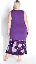 Thumbnail for your product : Avenue | Women's Plus Size Smile All Day Maxi Dress - purple - 14W/16W