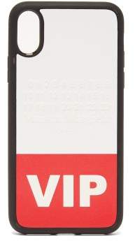 Maison Margiela Vip Printed Iphone X Phone Case - Womens - Red White