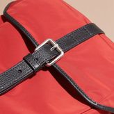 Thumbnail for your product : Burberry Leather Trim Lightweight Backpack