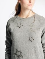 Thumbnail for your product : Marks and Spencer Novelty Star Print Long Sleeve Sweatshirt