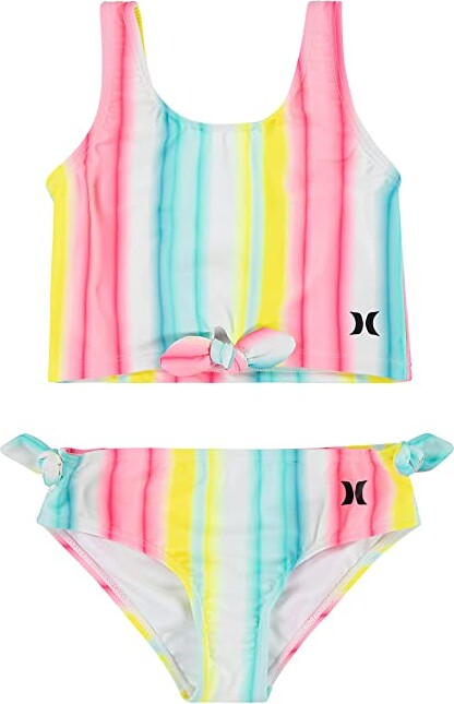 Hurley UPF 50+ Crop Top Tankini Swimsuit Set (Big Kids) - ShopStyle Girls'  Swimwear