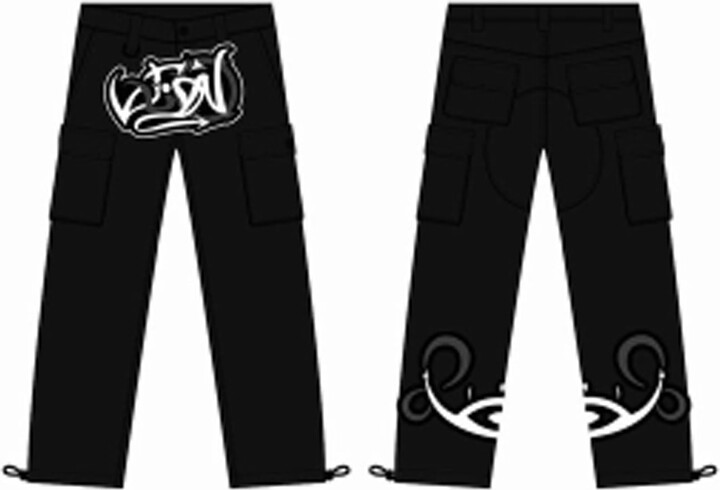 Jeans Baggy Homme - Style Hip Hop Y2K - Coupe Skate Streetwear - Taille S à 3XL - Polyester Élastique