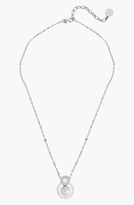 Thumbnail for your product : Majorica 8mm Pearl & Crystal Pendant Necklace
