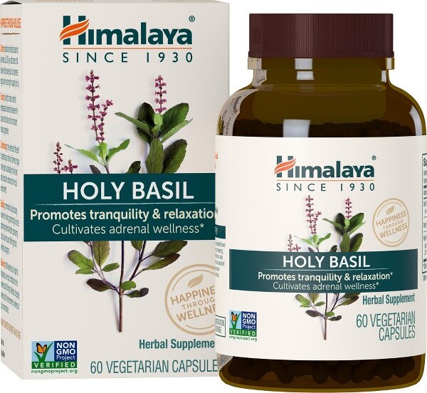 Himalaya HimalayaHolyBasilforNaturalStress&AnxietyRelief,720mg,60Capsules,1MonthSupply