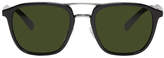 Thumbnail for your product : Prada Black and Green Double Bridge Sunglasses