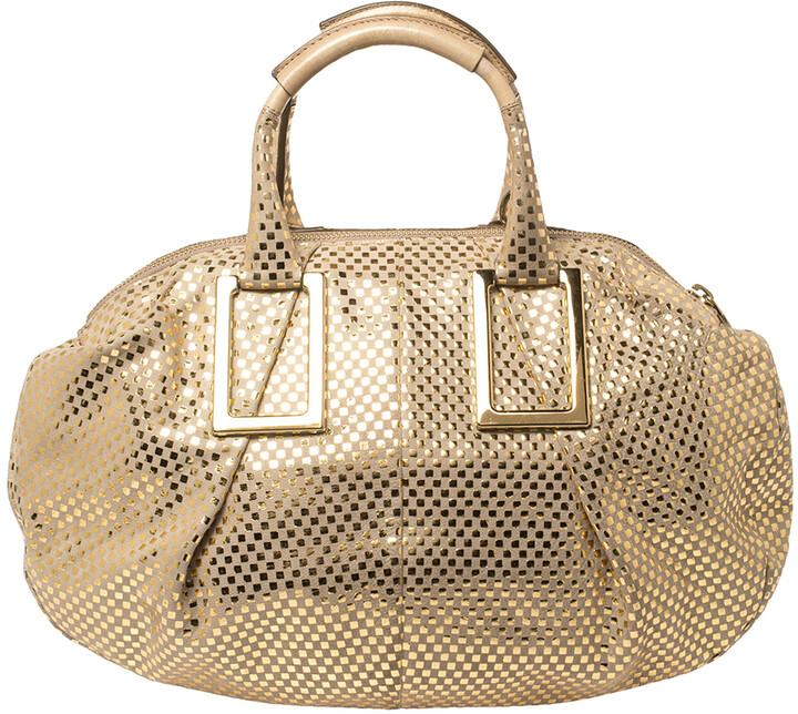 chloe gold bag