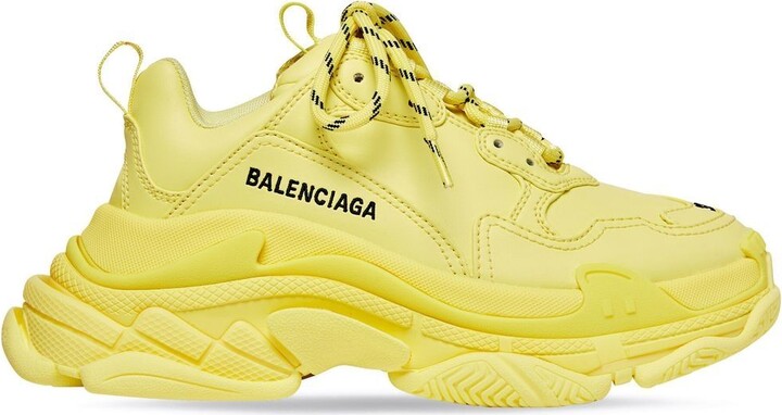 Luxury women's sneakers - Yellow Speed Trainer Balenciaga sneakers